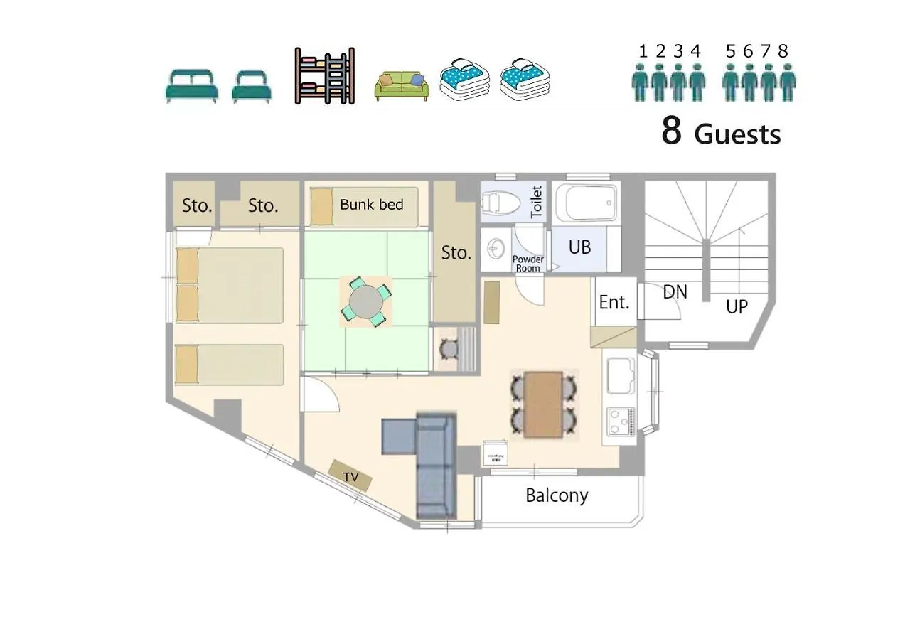 東四つ木／最大8人／スカイツリーまで10分／無料wi-Fi Apartment Tokyo 0*,  Japan